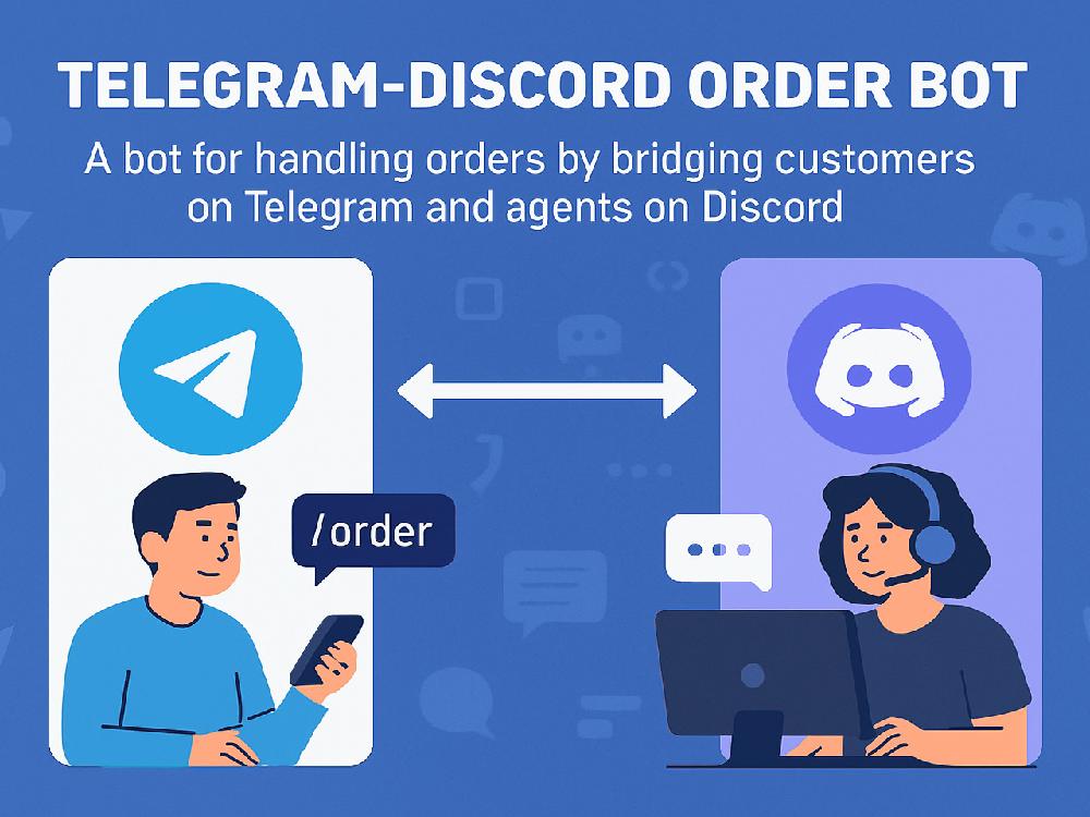 Telegram to Discord Food Delivery Bot